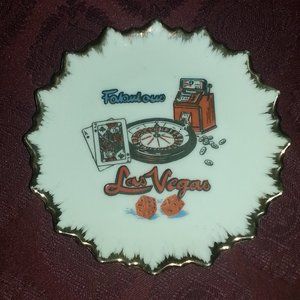 Vtg FABULOUS LAS VEGAS SOUVENIR COLLECTOR PLATE